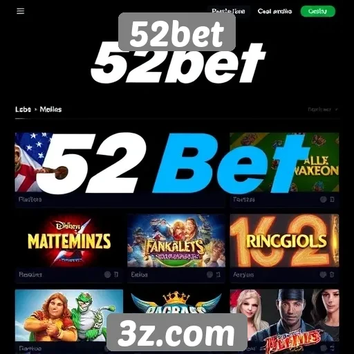 Comparação de jogos populares disponíveis na 52bet